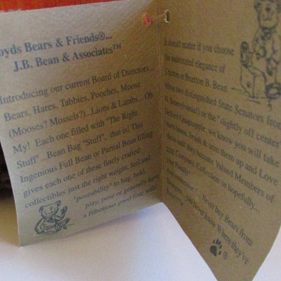 "Punkie Poobear" Retired Boyds Bear - Picture 5 of 8